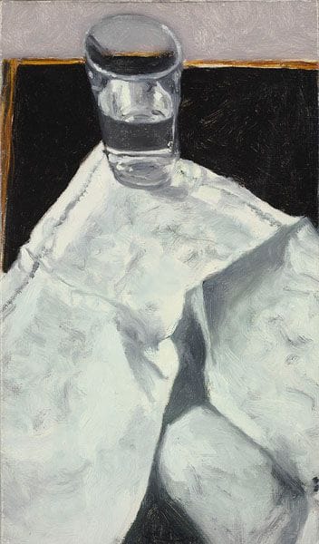Avigdor Arikha, Still-Life with Glass of Water, 1974 46 x 27 cm