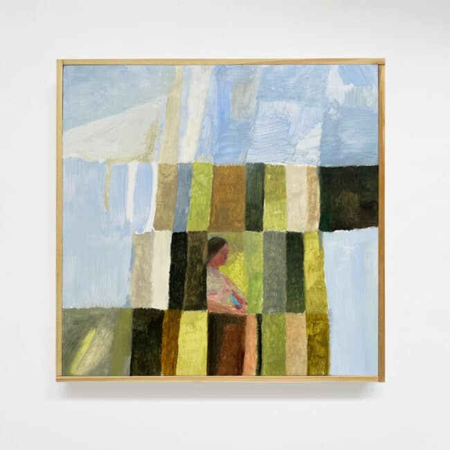 Siebers_From the Meadow_12x12_oil on shaped birch panel_2022