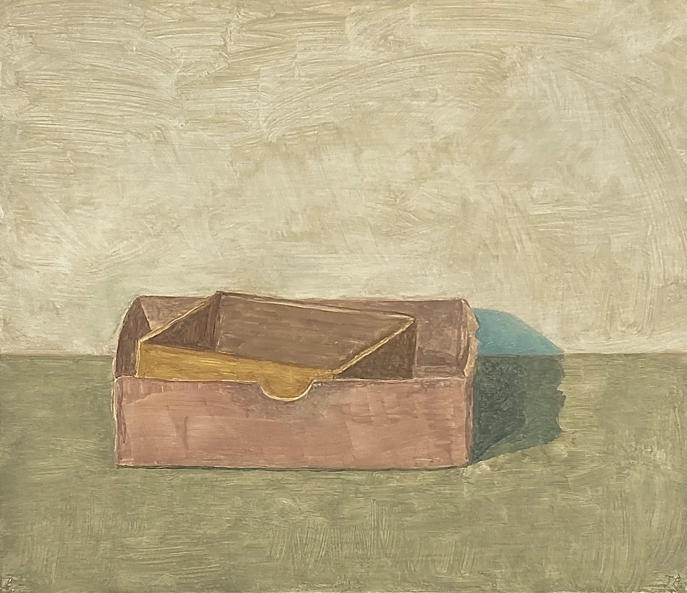 small boxes study 11, 30 x 35 cm, oil on panel 2018